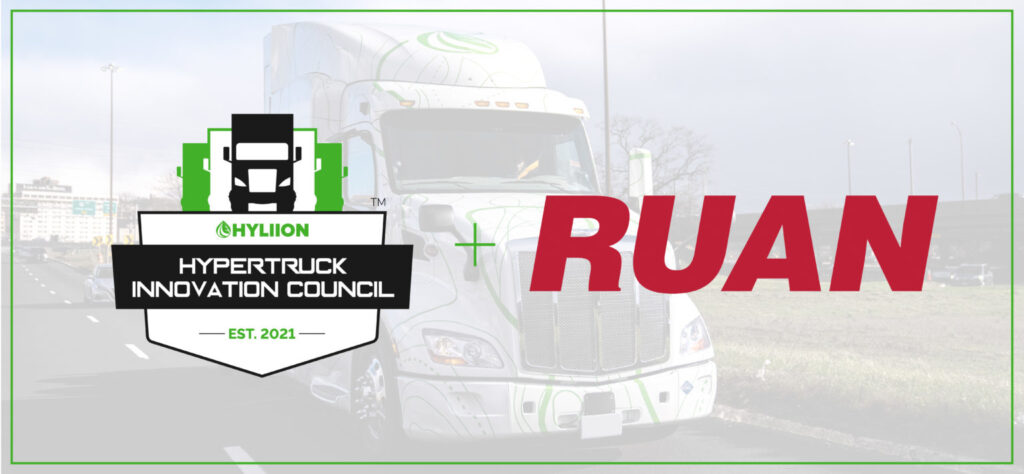 Hypertruck Innovation Council Member Ruan Places Hypertruck ERX™ Order