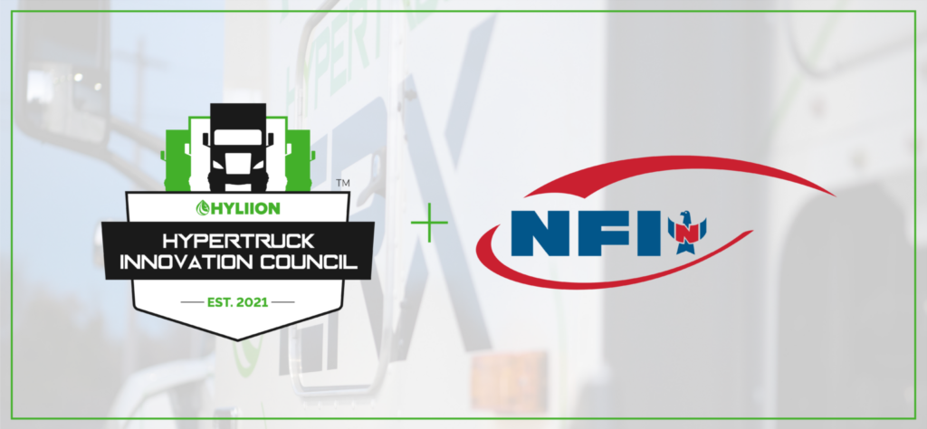 Hypertruck Innovation Council Member NFI Places Hypertruck ERX™ Order